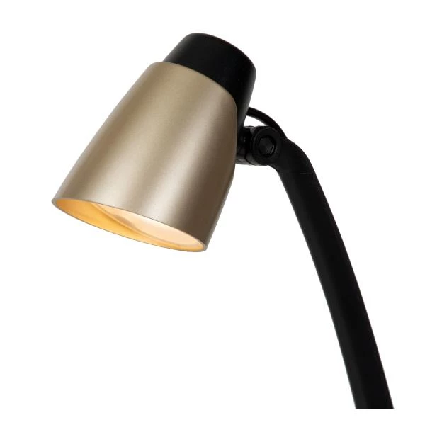 Lucide LUDO - Bureaulamp - LED - 1x4,5W 3000K - Mat Goud / Messing - detail 1